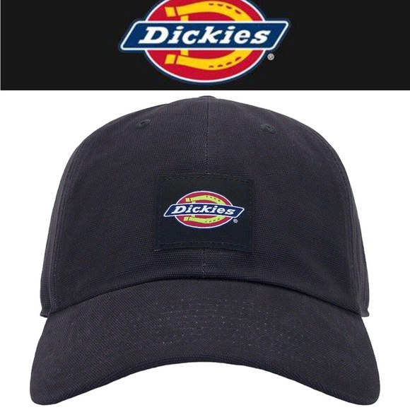 Dickies Other - NEW DICKIES Cap Washed Canvas Hat Black Adjustable Snapback One Size Men’s
